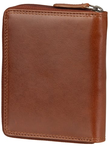 Greenburry Geldbörse Waxy Vintage Rv-Kombibörse RFID in Tobacco Nut