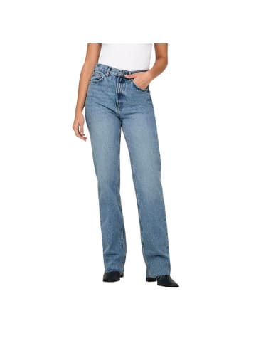 ONLY Hellblau Baumwolle Relaxed-Fit-Jeans