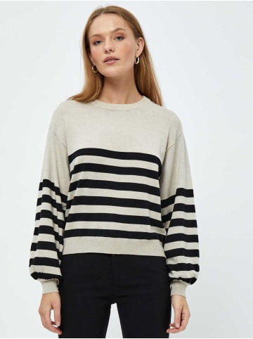 minus Pullover in Sand Gray Stripe