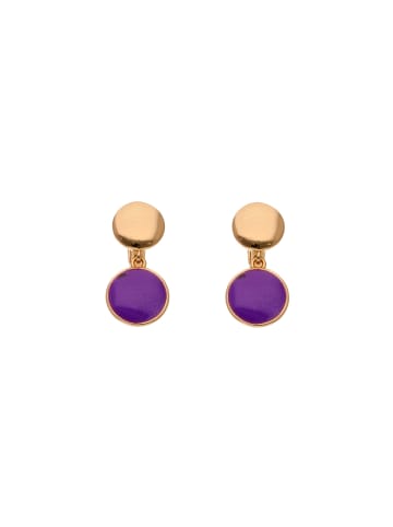 faina Women Earrings in Rose Gold Violet