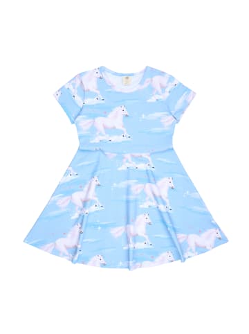 Walkiddy Kleid White Horses in green