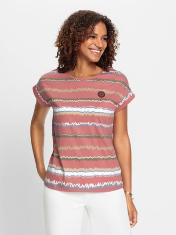 WITT WEIDEN Shirt in rosenholz-ecru-bedruckt