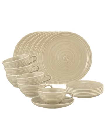 Seltmann Weiden 18er Set Teeservice Terra in Sandbeige