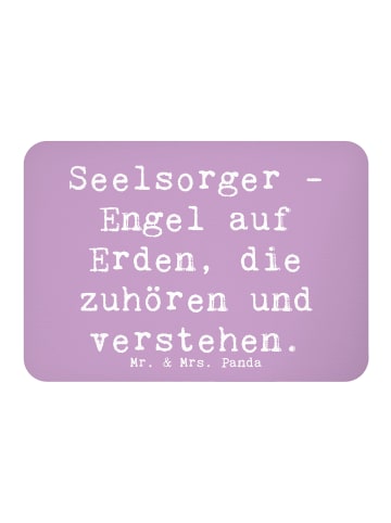 Mr. & Mrs. Panda Magnet Spruch Seelsorger Engel mit Spruch in Lavendeltraum