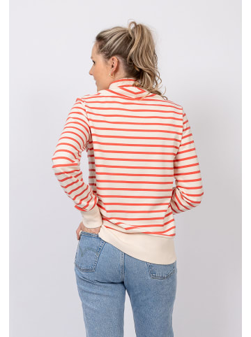 Salzhaut Sweatshirt Kóóveljāu in Beige Coral