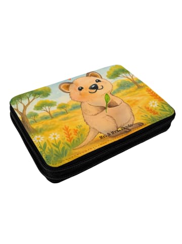 Mr. & Mrs. Panda Federtasche Quokka Happy Design ohne Spruch in Weiß