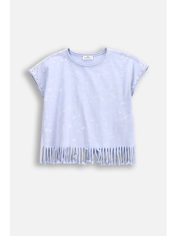 Coccodrillo T-Shirt mit kurzen Ärmeln in blau