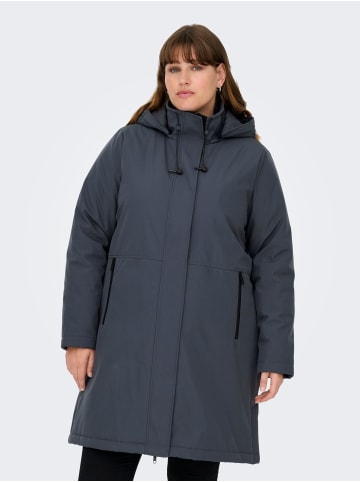 ONLY Carmakoma Langer Parka in Ombre Blue 1