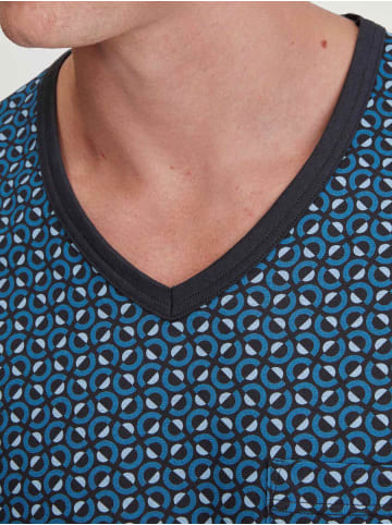 Calida Pyjama mit Bündchen in Nordic
