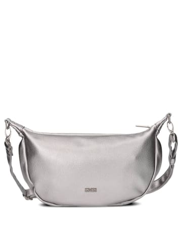 Zwei Mademoiselle M70 - Umhängetasche 34 cm (leo) in silver