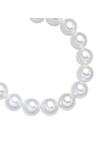 Yokoamii Armband aus Metall-Legierung mit Muschelkernperle in weiß