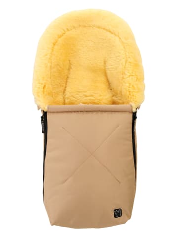 Kaiser Naturfellprodukte Lammfell-Babyschalenfußsack Emma sand