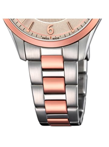 Candino Analog-Armbanduhr Candino Classic roségold, silber mittel (ca. 31mm)