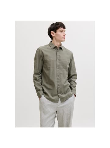 Jack & Jones Langarmhemd in Dusty Olive