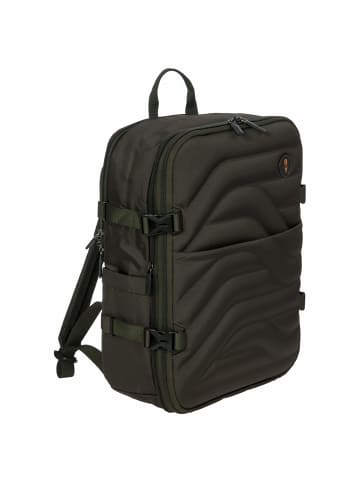 BRIC`s BY Ulisse Soft - Reiserucksack 15" 42 cm erw. (schwarz) in olive