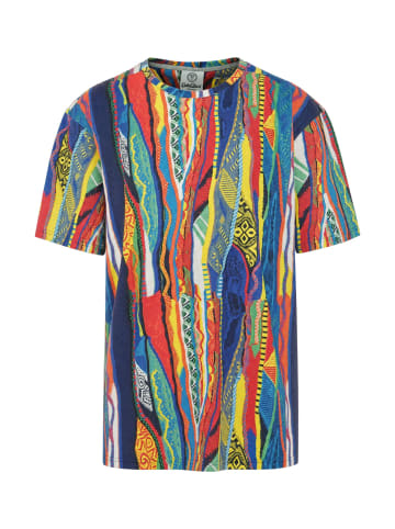 Carlo Colucci T-Shirt Fiaider in Navy / Mehrfarbig