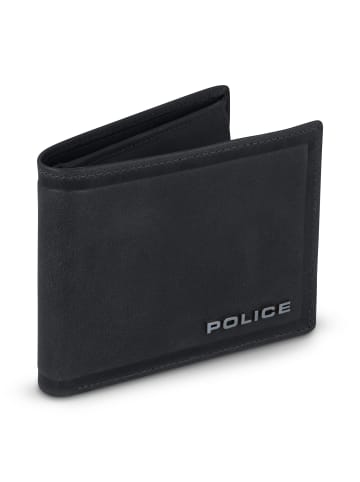 Police Geldbörse Leder 11.5 cm in black