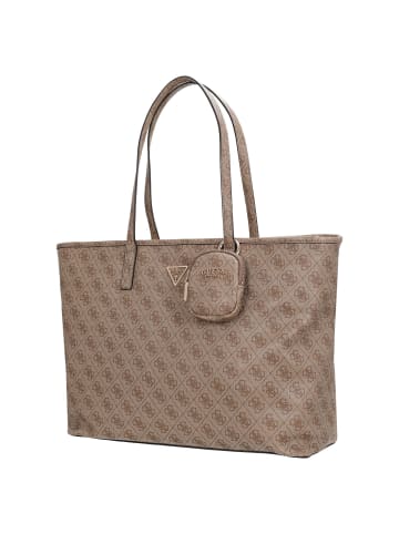 Guess Power Play II Large Tech Tote - Shopper 39 cm (coal logo) in latte logo