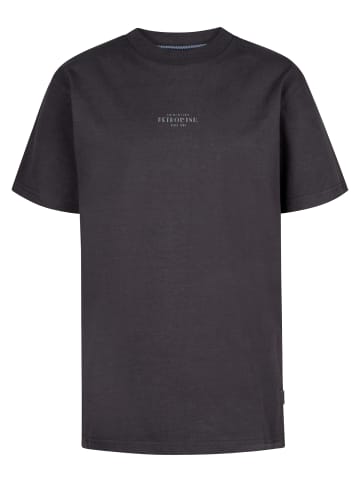 Petrol Industries T-Shirt mit Logo Clam in Schwarz