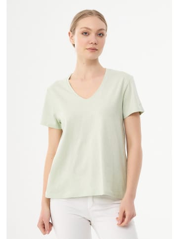 Organication T-Shirt "WCASUAL002" in Salbeigrün