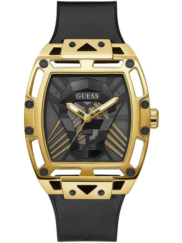 Guess Armbanduhr  Legend gold/schwarz 44mm in schwarz