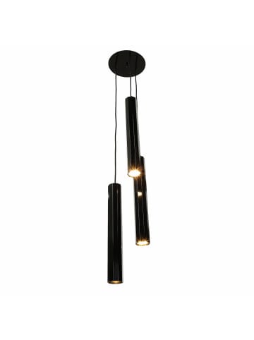 Licht-Erlebnisse Pendelleuchte Ø 20 x (T)130 cm in Schwarz