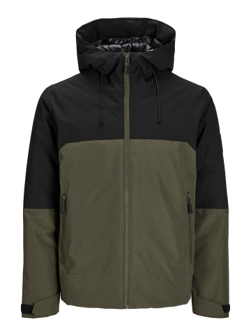 JACK & JONES PLUS Gefütterte Jacke in Forest Night