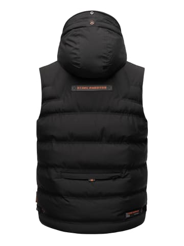 STONE HARBOUR Steppweste Egoor in Black