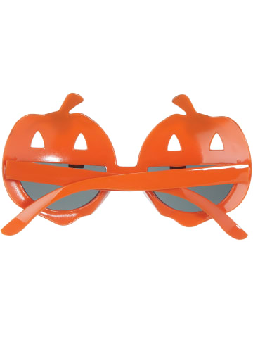 tectake 4er-Set Party-/Halloweenbrillen, schwarz/orange, für Groß und Klein