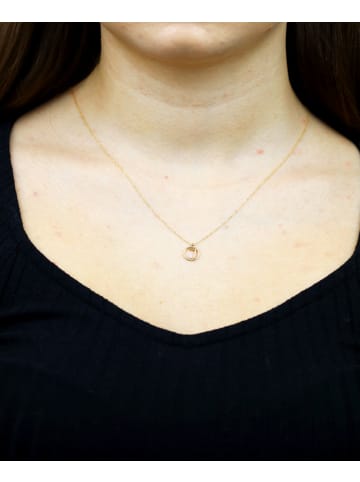 Vanlere Kette aus 375 Gelbgold Buchstabe J
