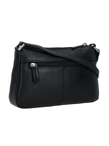 PICARD Really Umhängetasche Leder 22 cm in schwarz