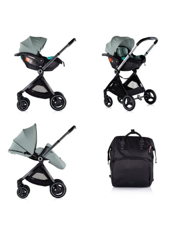 Chipolino Kinderwagen Elite 3 in 1 in grün