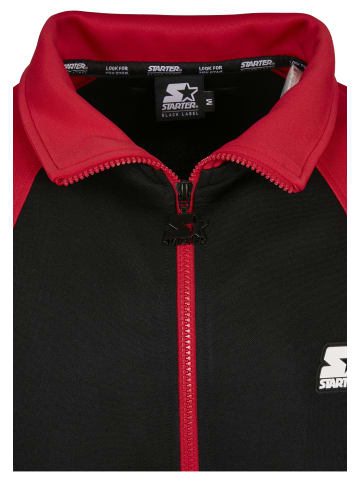 STARTER Track Jackets in black/cityred/white