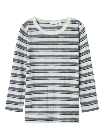 name it Langarmshirt Merinowolle NMMWANG WOOL in folkstone gray