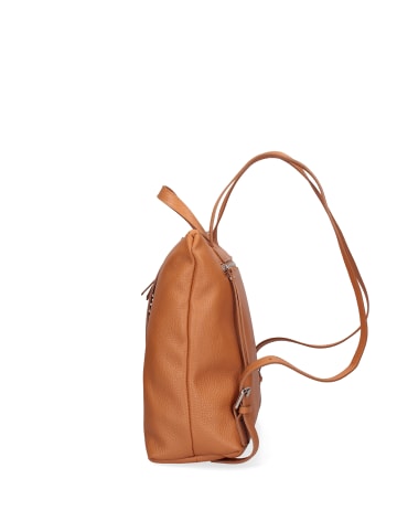 ROBERTA ROSSI In einen Rucksack umwandelbare Handtasche in COGNAC