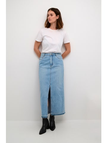 Kaffe Denimrock KAmargot Regular fit in Washed Blue Denim