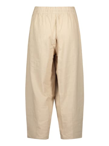 CARTOON Leinenhose mit Gummizug in beige