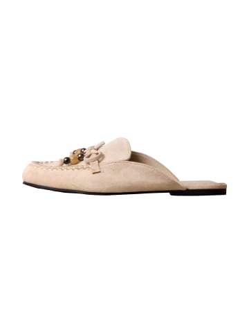 Joia Pantoletten zum Hineinschlüpfen Beige