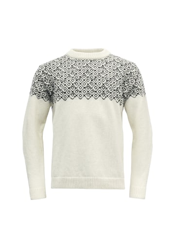 DEVOLD BJORNOYA WOOL SWEATER in Weiß