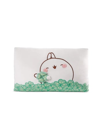 Nici Kissen Molang mit Kleeblatt, Rechteckig