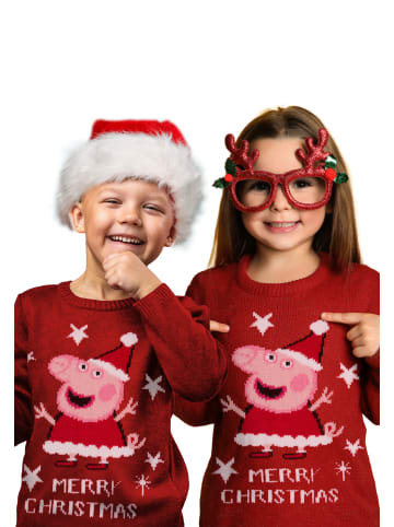 Peppa Pig Peppa Wutz Winterpullover in rot
