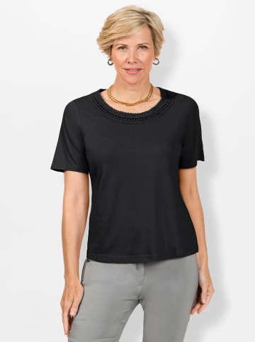 WITT WEIDEN Rundhalsshirt in schwarz