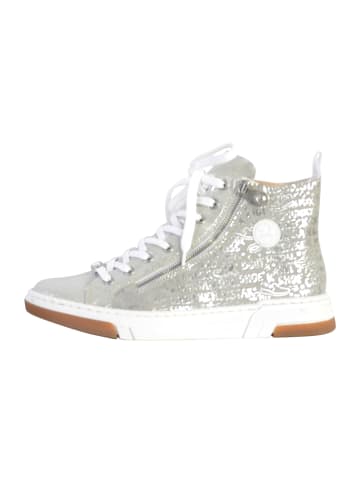 rieker Aleria High-Top-Sneaker aus Leder Grau