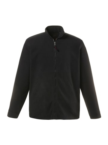 JP1880 Fleecejacke in schwarz