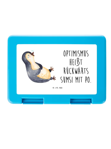 Mr. & Mrs. Panda Bento Box Pinguin Lachen mit Spruch in Weiß