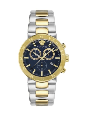 Versace Analoguhr für Herren in silber