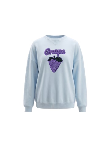 myMo Women Sweatshirt in Light Blue