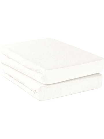 Erwin Müller Spannbettlaken 2er-Pack Deggendorf in weiß