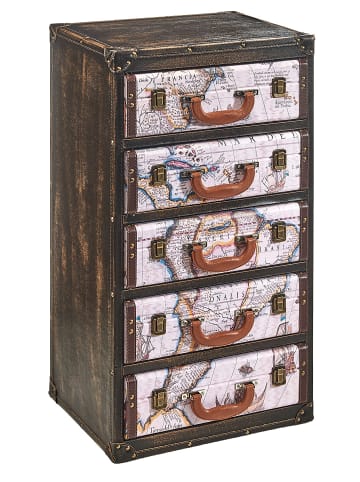 kobolo Kommode COMPASS5 in Braun