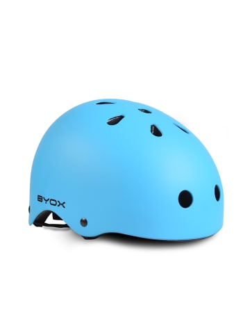 Byox Kinder Schutzhelm für Skater Y09, 54-58 cm in blau